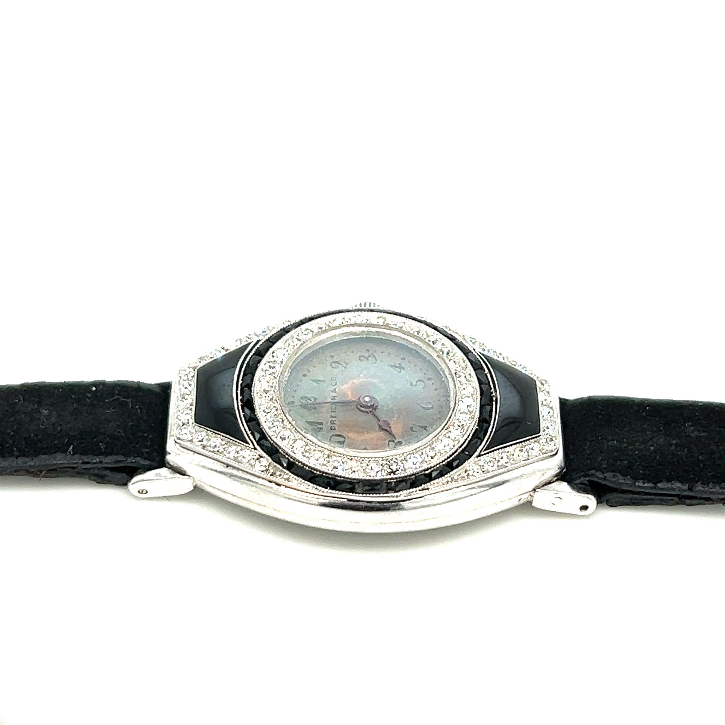Women's Dreicer & Co. Art Deco Lady's Watch For Sale