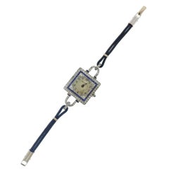 Dreicer & Co. H. A. C. Orologio Meylan Art Deco in platino e diamanti