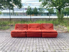 Dreipunkt International Vintage Velour Modular Leathersofa