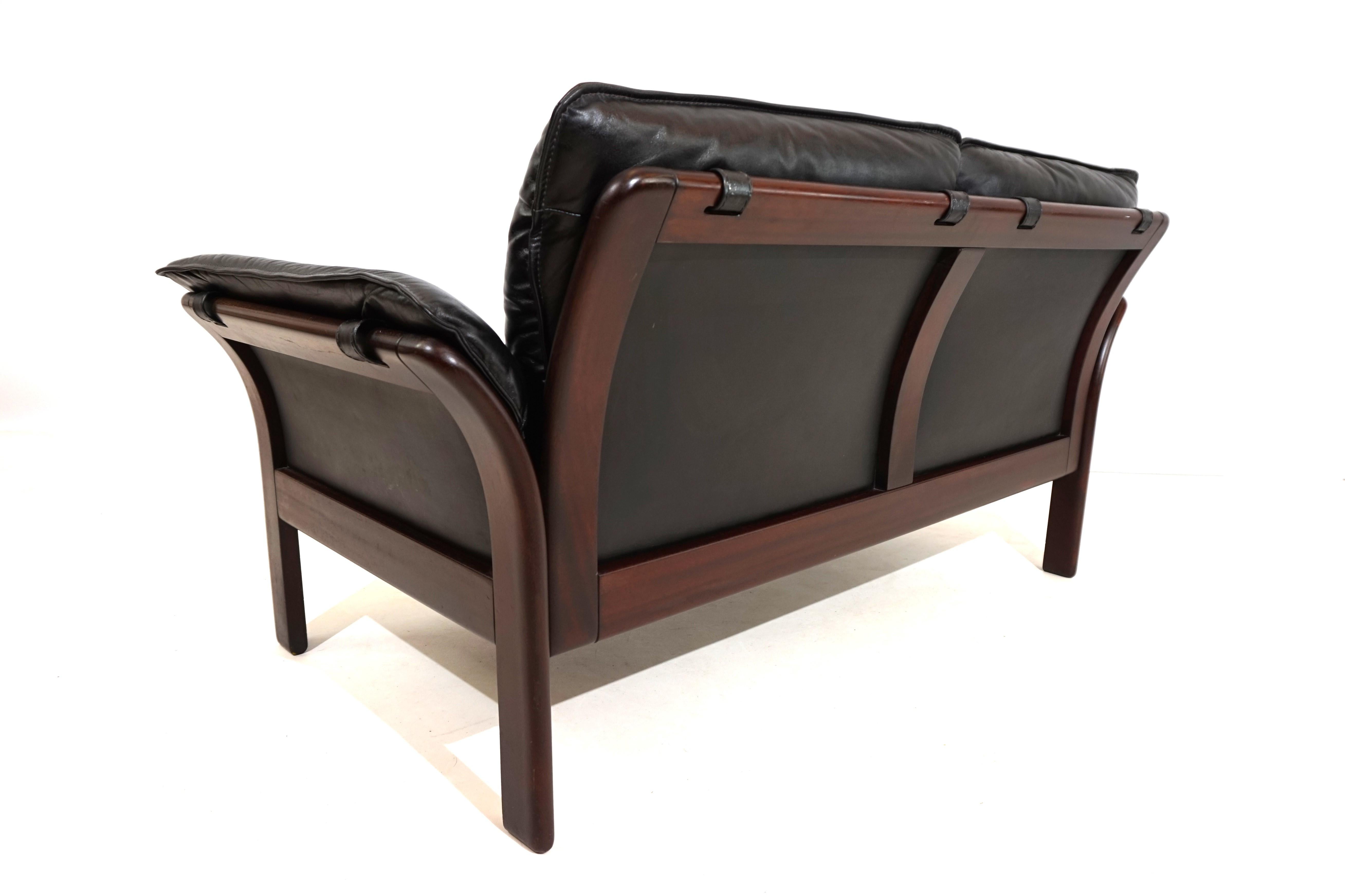 Dreipunkt Scala 2 seater leather sofa In Good Condition In Ludwigslust, DE