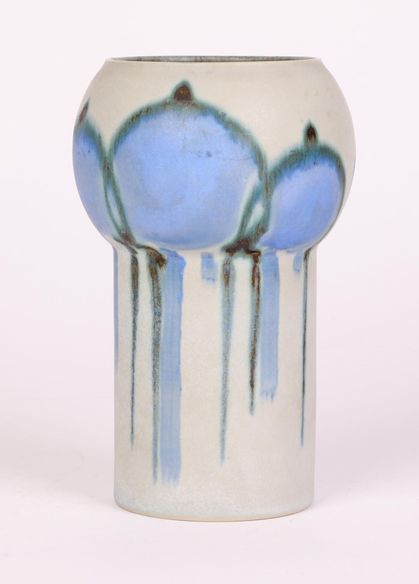 Drejar Gruppen for Rörstrand Swedish Stylized Modern Ceramic Vase, 1973 For Sale 6