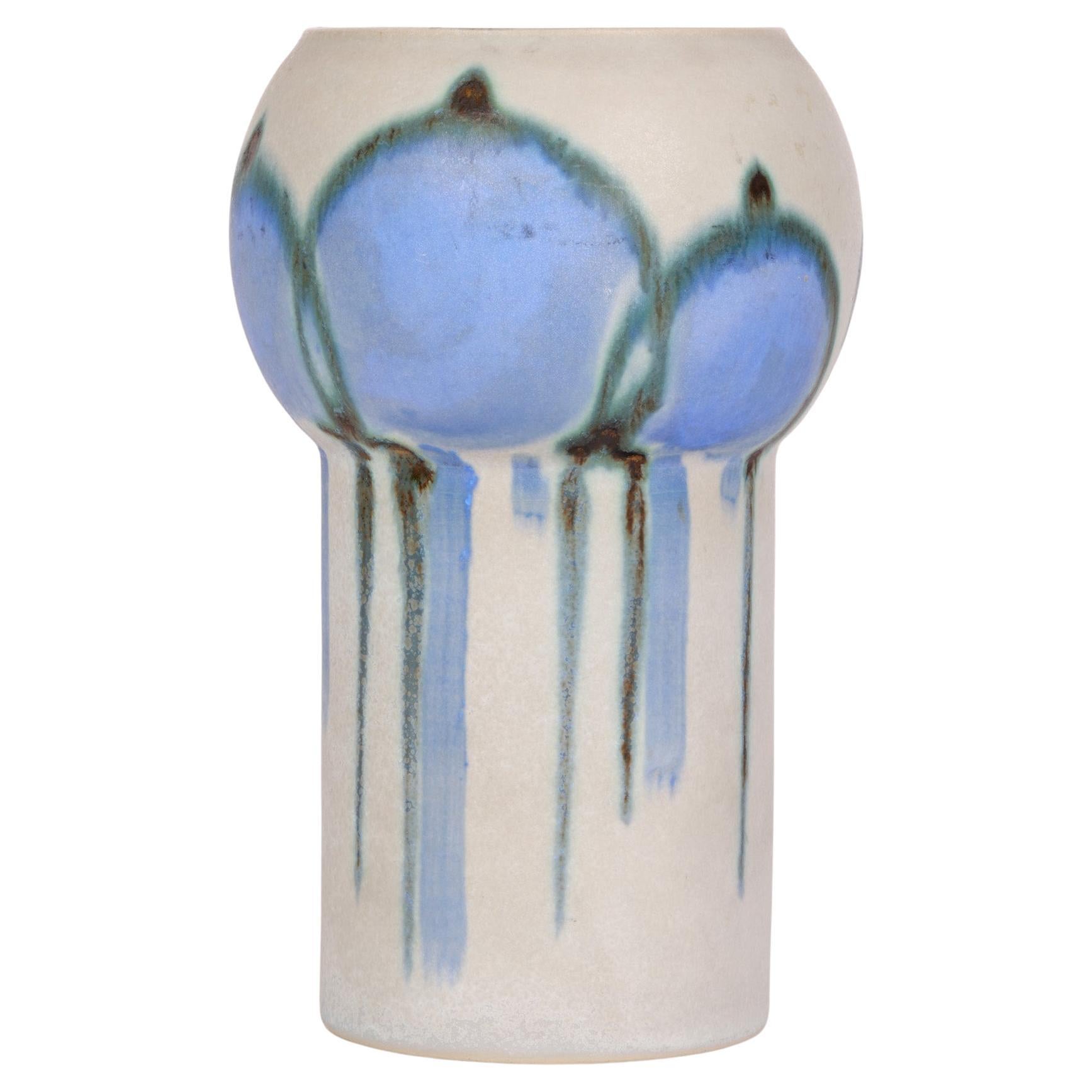 Drejar Gruppen for Rörstrand Swedish Stylized Modern Ceramic Vase, 1973 For Sale