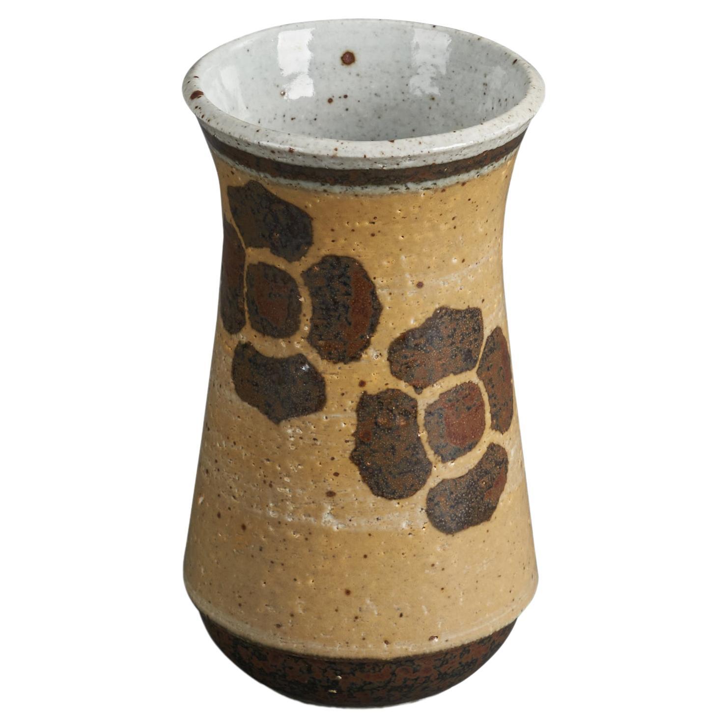 Drejargruppen, Vase, Stoneware, Rörstrand, Sweden, 1960s For Sale