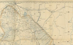 Drenthe Map 1908 – Antique Dutch Provincial Folding Map by J. Kuijper