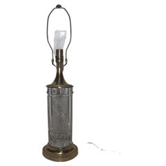 Dresden Brass and Crystal Lamp
