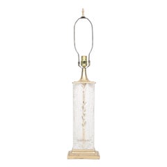Dresden Crystal & Brass Table Lamp