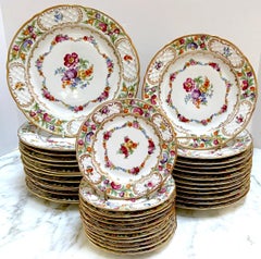 'Dresden Garland' by Schumann, 105 Piece Service for 12* Plus Serving Pieces