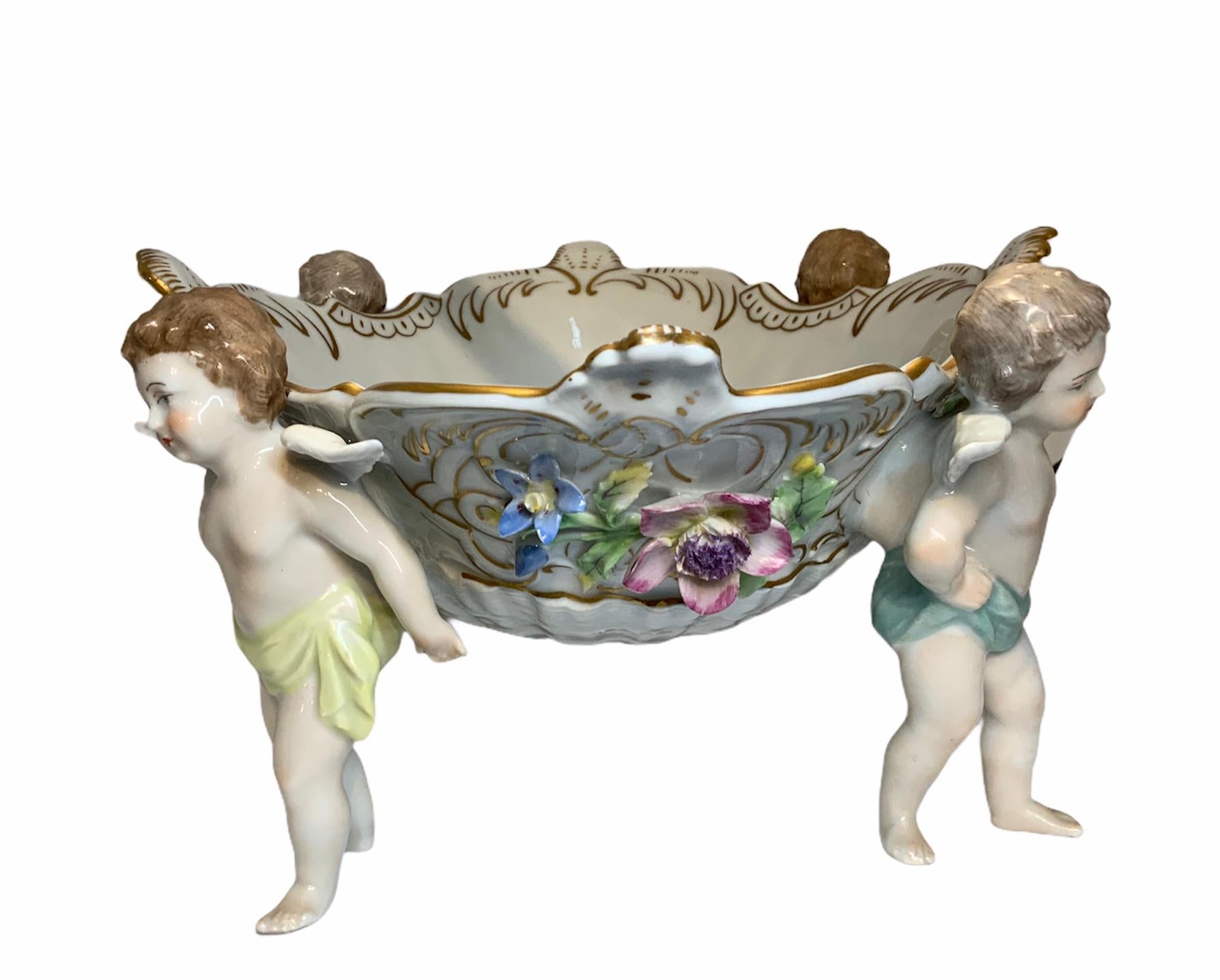 Rococo Dresden Porcelain Centerpiece