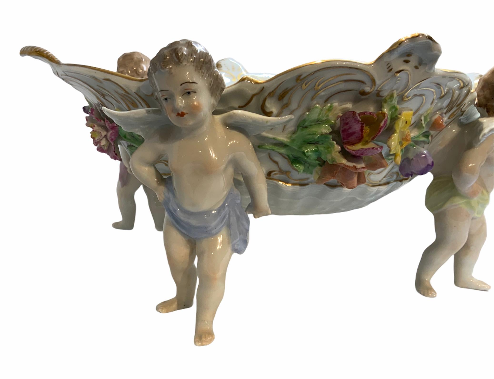 20th Century Dresden Porcelain Centerpiece