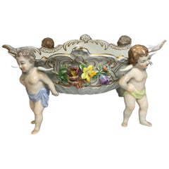 Centre de table en porcelaine de Dresde