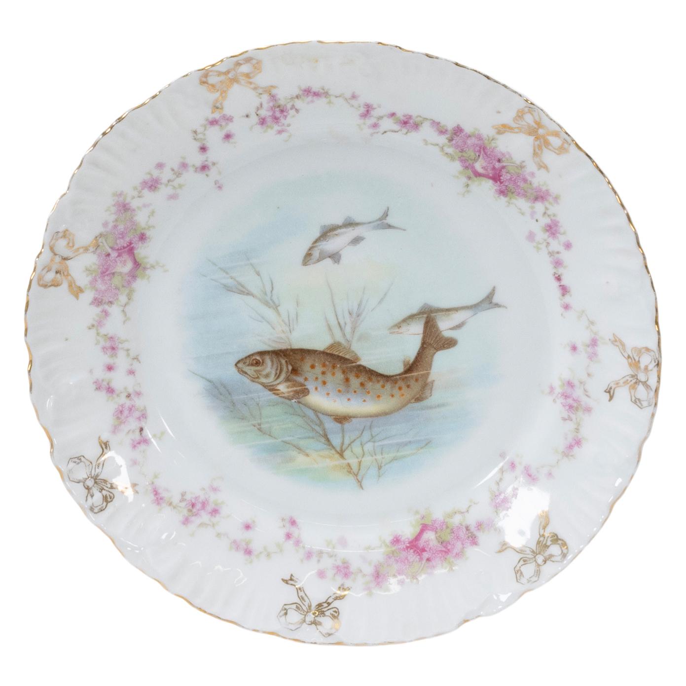 Dresden Porcelain Fischgeschirr im Angebot 3