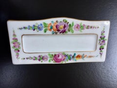 Dresden Porcelain Place Card Holders