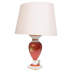 Lampada da tavolo Dresden Porcelain 1910 Germania