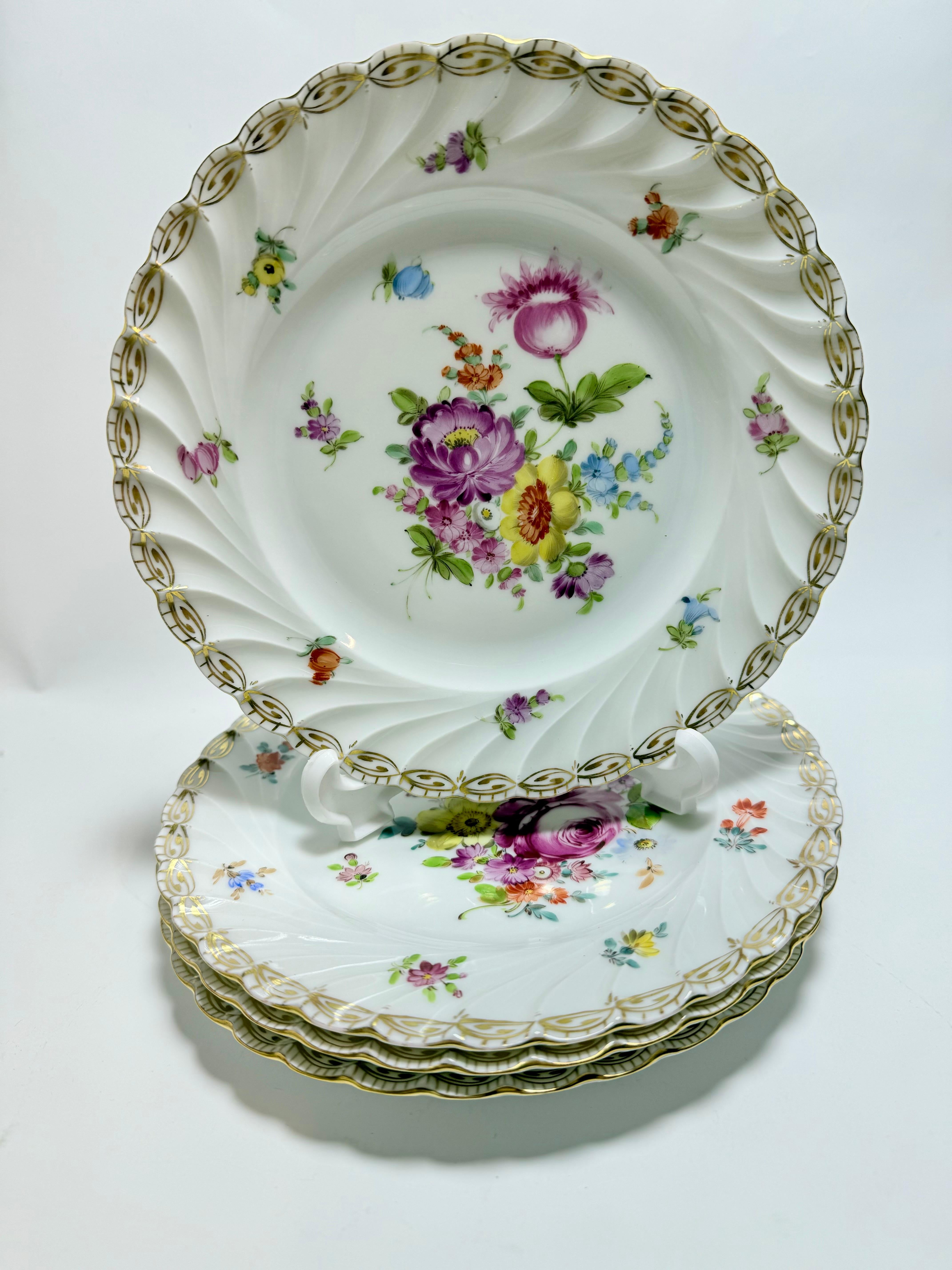 Dresdener Potschappel Carl Thieme, Anfang des 20. Jahrhunderts, 4 Tafeln (Deutsch) im Angebot