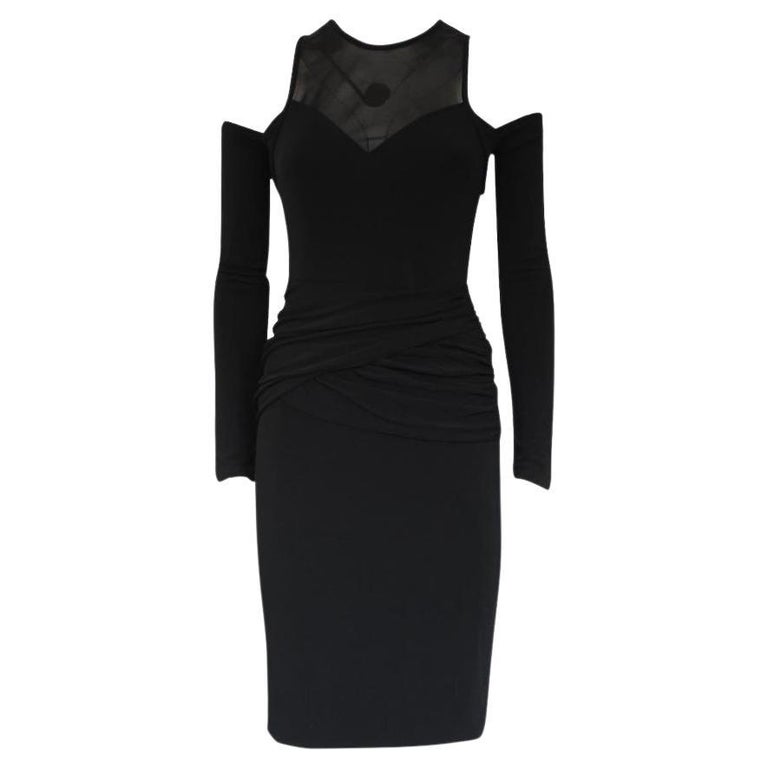 knee length dresses for ladies Betsy & Adam Petite Halter Neck A-Line Gown - Navy Gold
