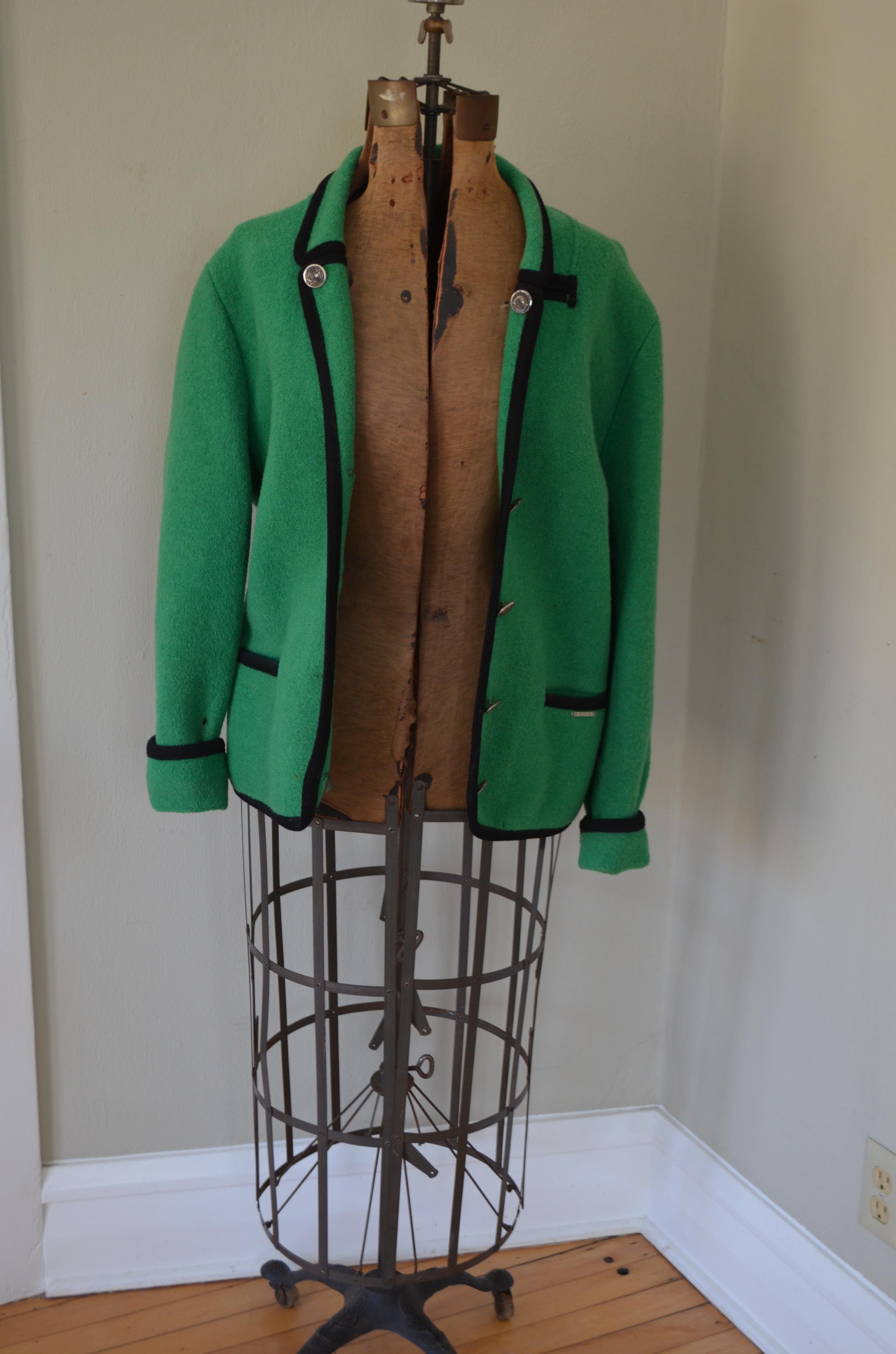 Dress Form from Edwardian Era, Early 1900s, Adjustable Height on Wheels 13