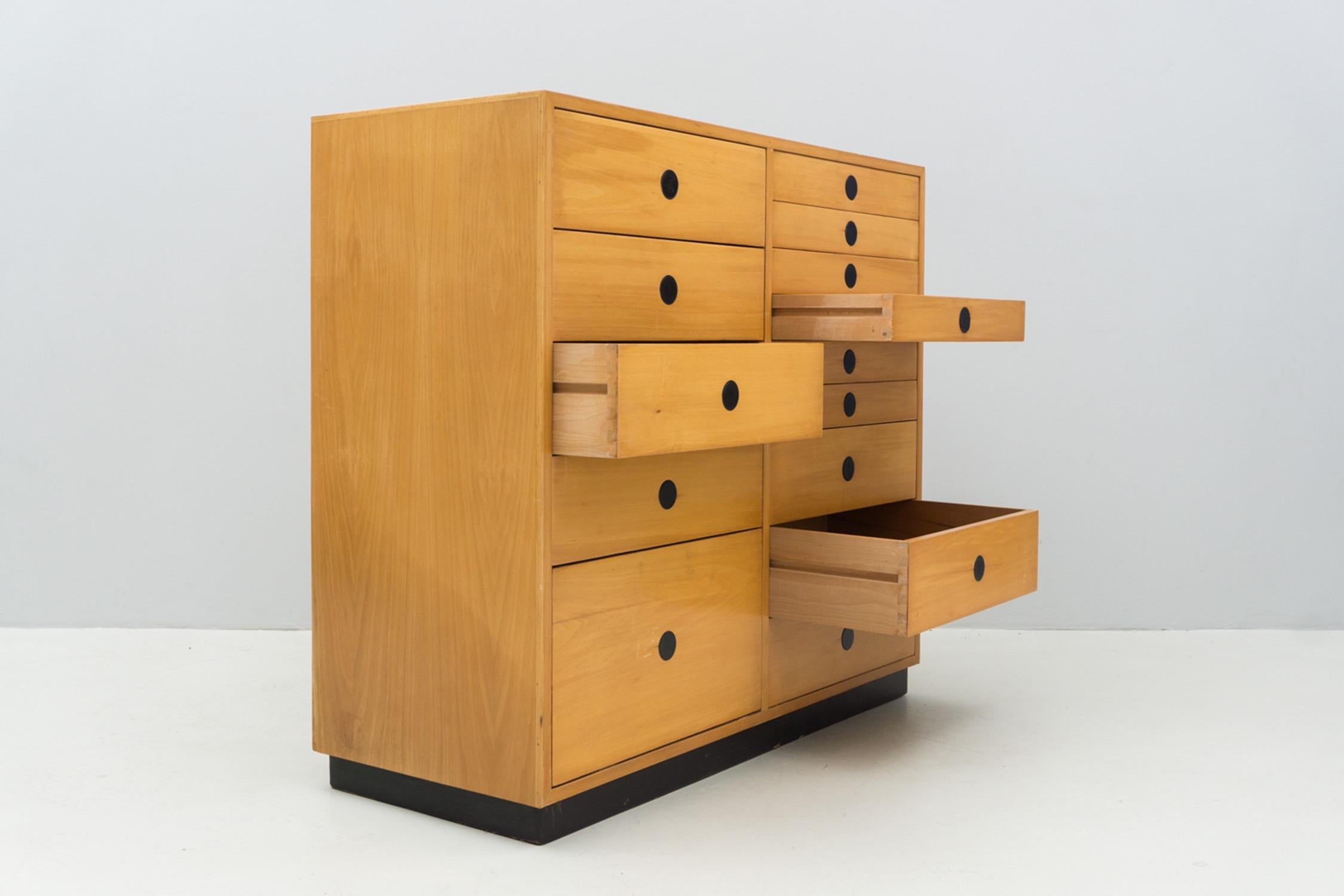 Modern Dresser, Ash Wood, by Paolo Tilche, 1959