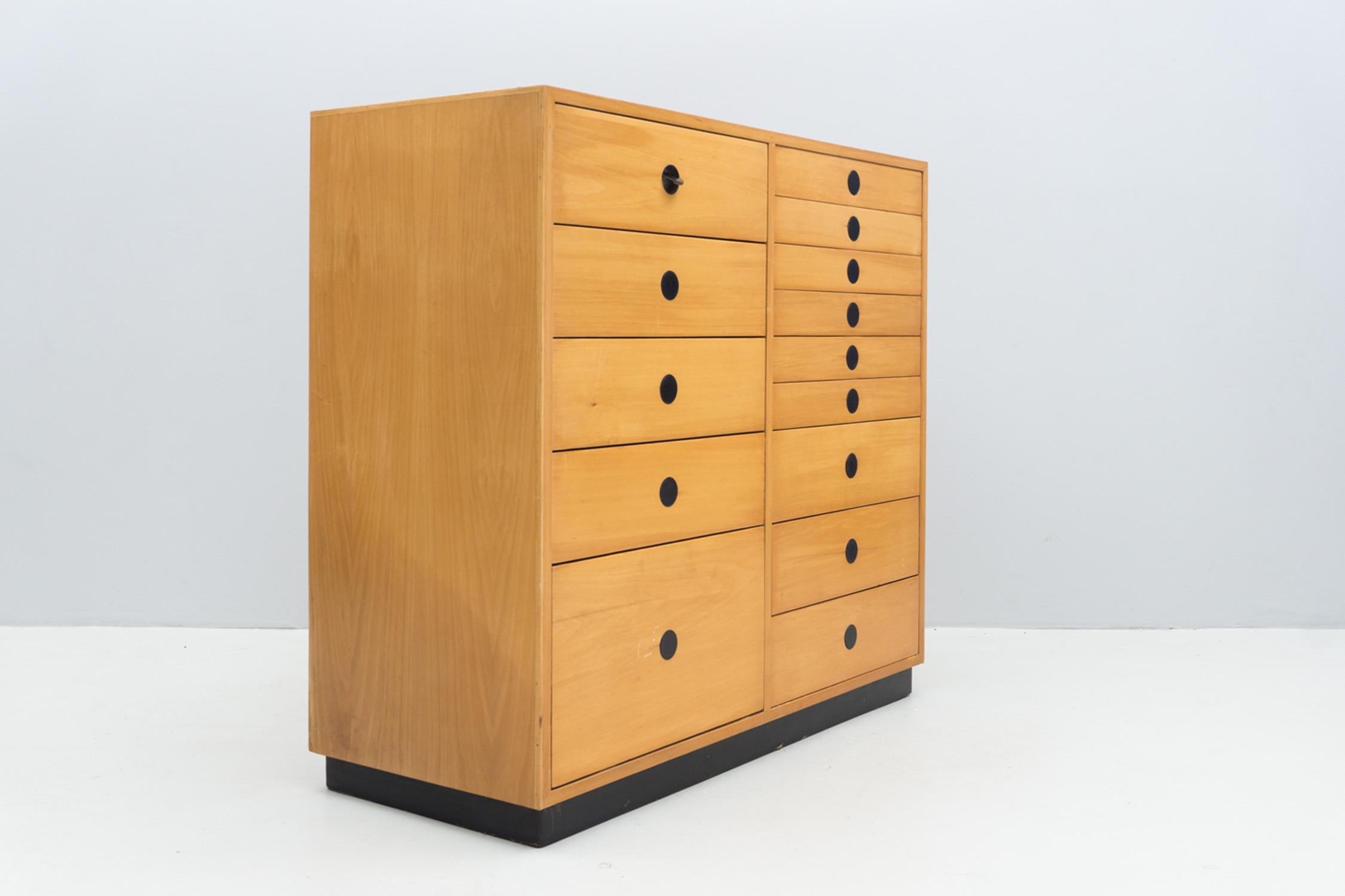 Italian Dresser, Ash Wood, by Paolo Tilche, 1959