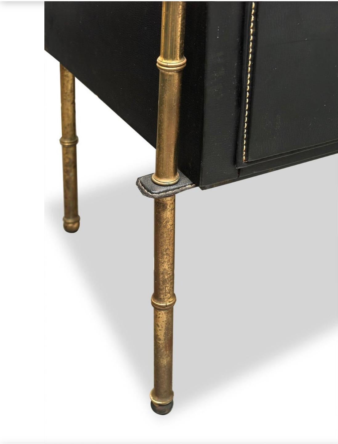 Brass Dresser by Jacques Adnet, 1950