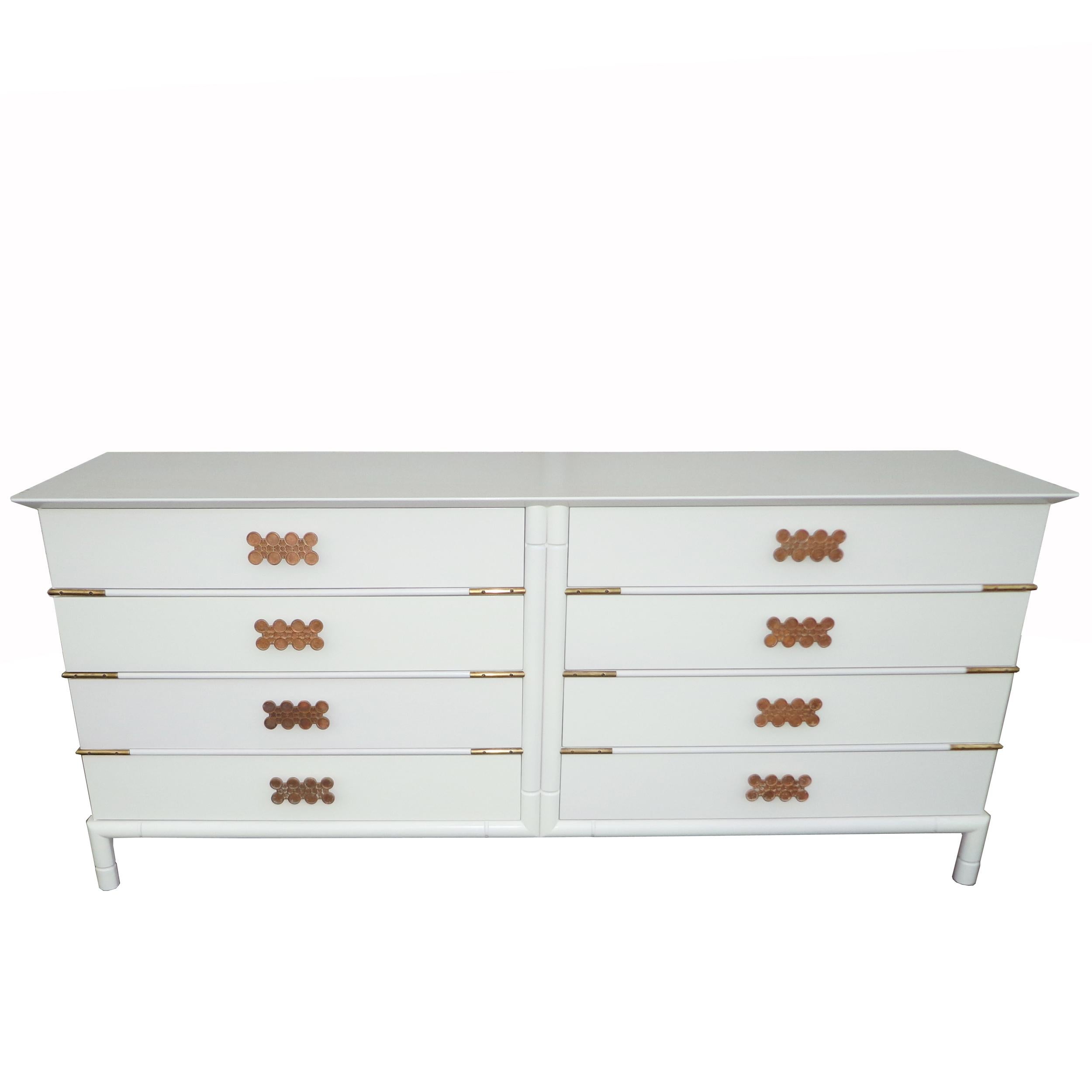 Lacquered Dresser by Renzo Rutili for Johnson Furniture Co For Sale