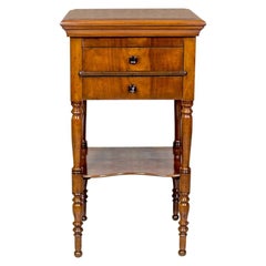 Commode/Table de bureau/Table à posé en placage d'acajou, vers 1860