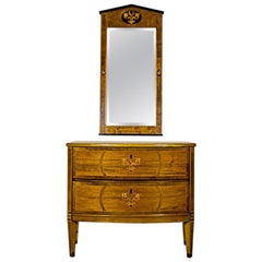 Antique Dresser with a Mirror from the Turn of the 19th and 20th Centuries