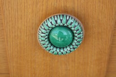 Dresser with Green Ceramic Handles by Karpen Furniture