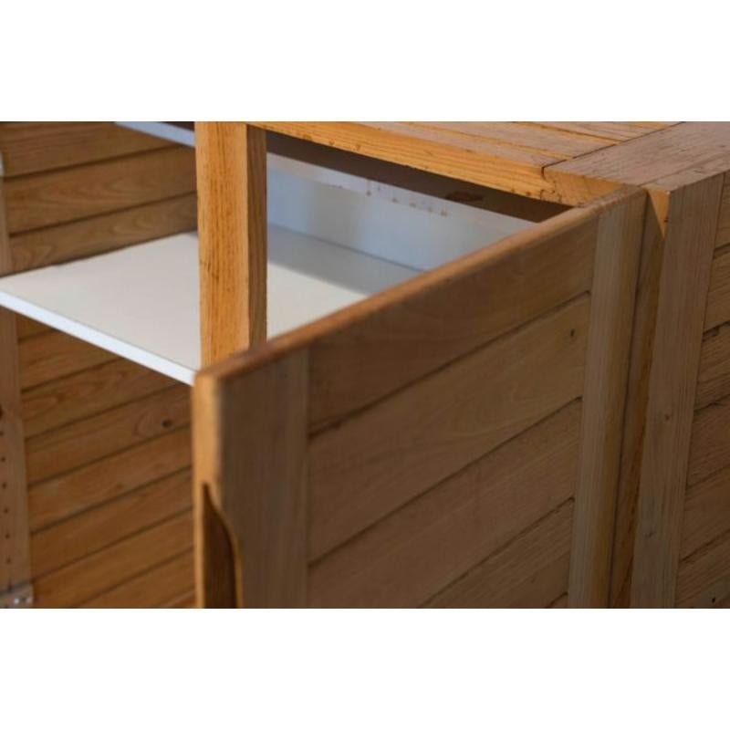 Francese Comò di Mountain Design per Les Arcs in stile Perriand, anni '50 in vendita