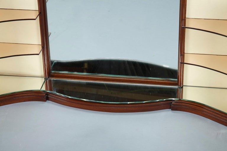 Dressing Table and Chair in Macassar Ebony Veneer For Sale at 1stDibs
