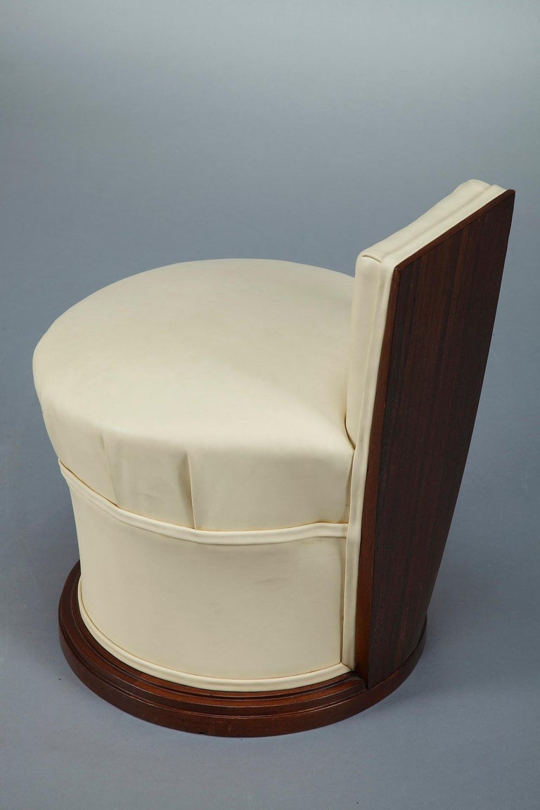 Dressing Table and Chair in Macassar Ebony Veneer For Sale at 1stDibs