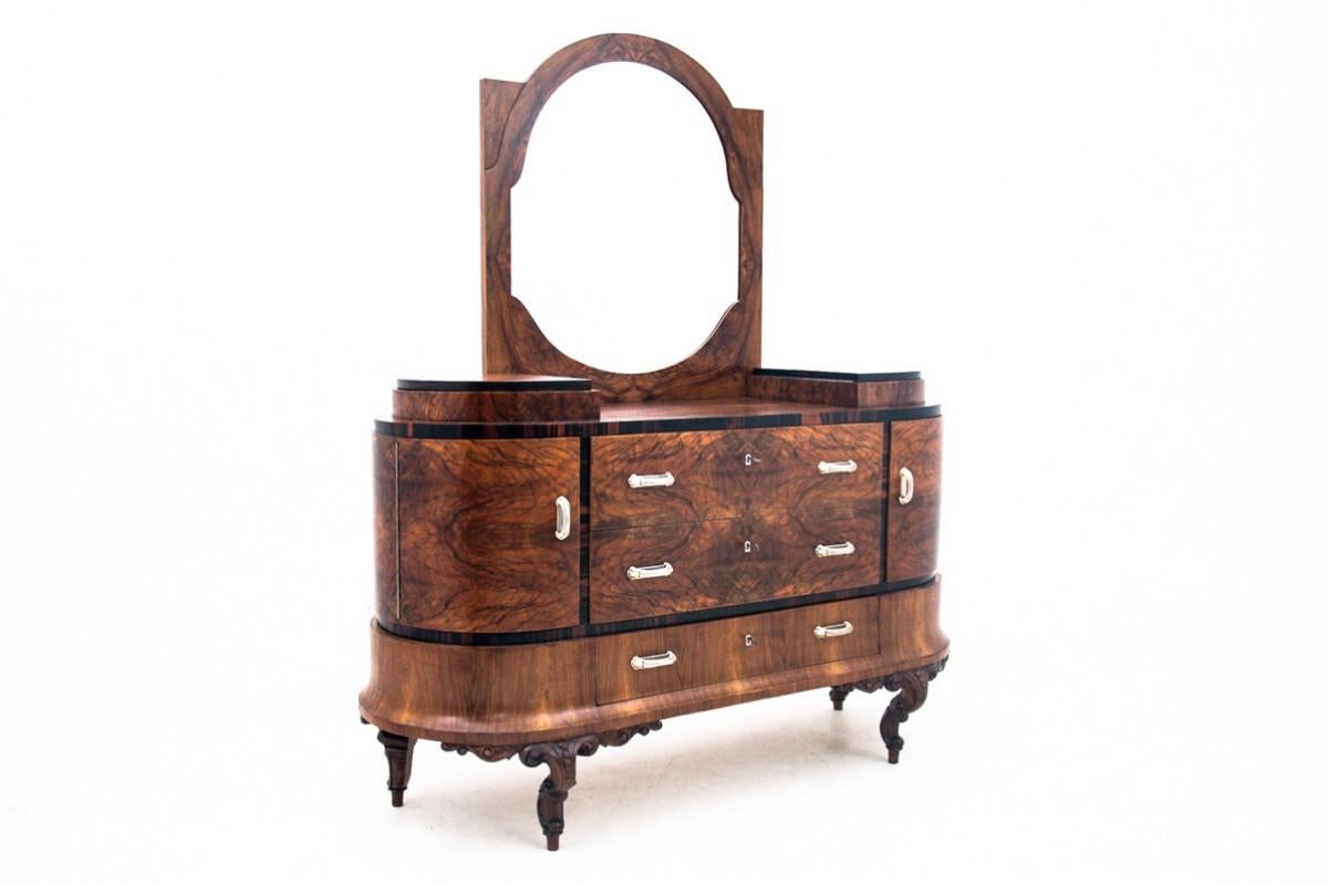 Table de coiffeuse Art déco, Italie, années 1920 Après la rénovation. en vente