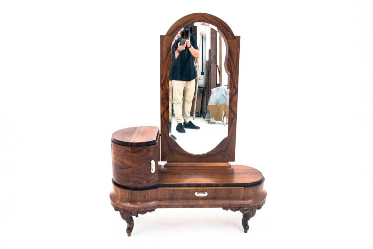 Italian Dressing table - Art Deco tremo mirror, Italy, 1920s. After renovation. For Sale