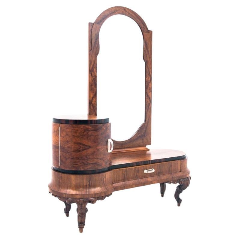 Dressing table - Art Deco tremo mirror, Italy, 1920s. After renovation.