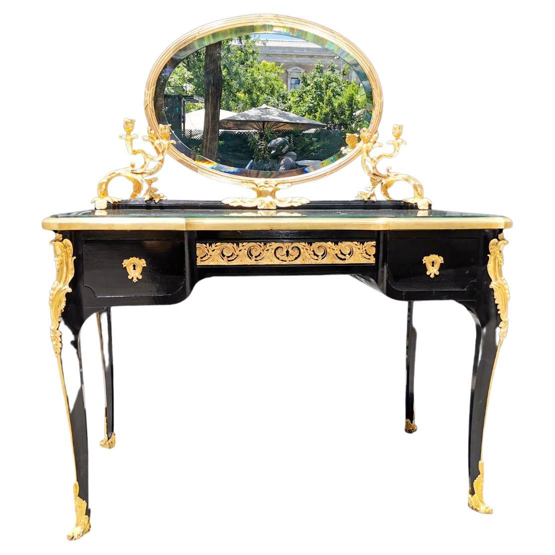 Table de coiffeuse de la Maison Krieger, Paris, vers 1890 19ème siècle en vente