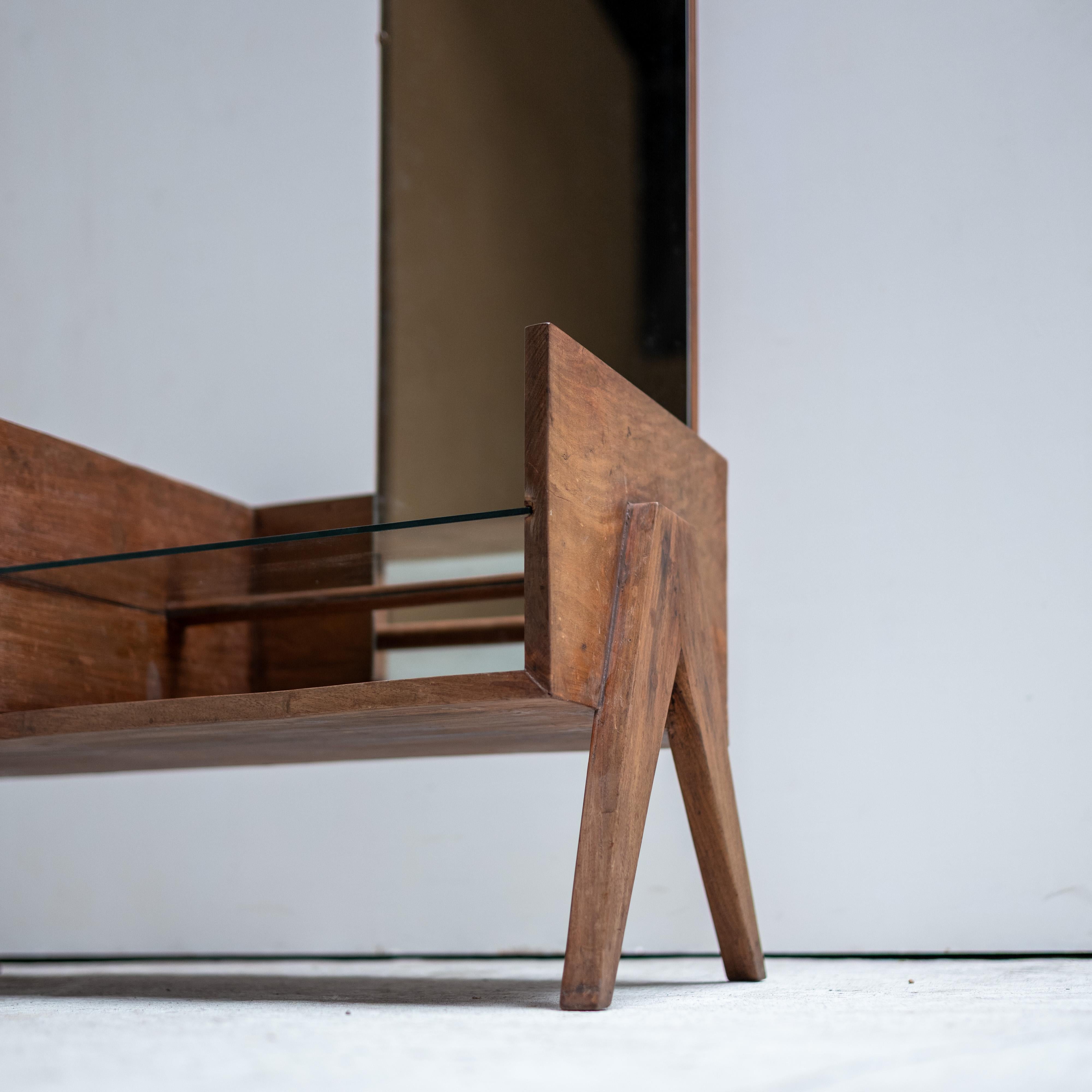 Frisiertisch von Pierre Jeanneret, Indien, 1960er Jahre im Angebot 5