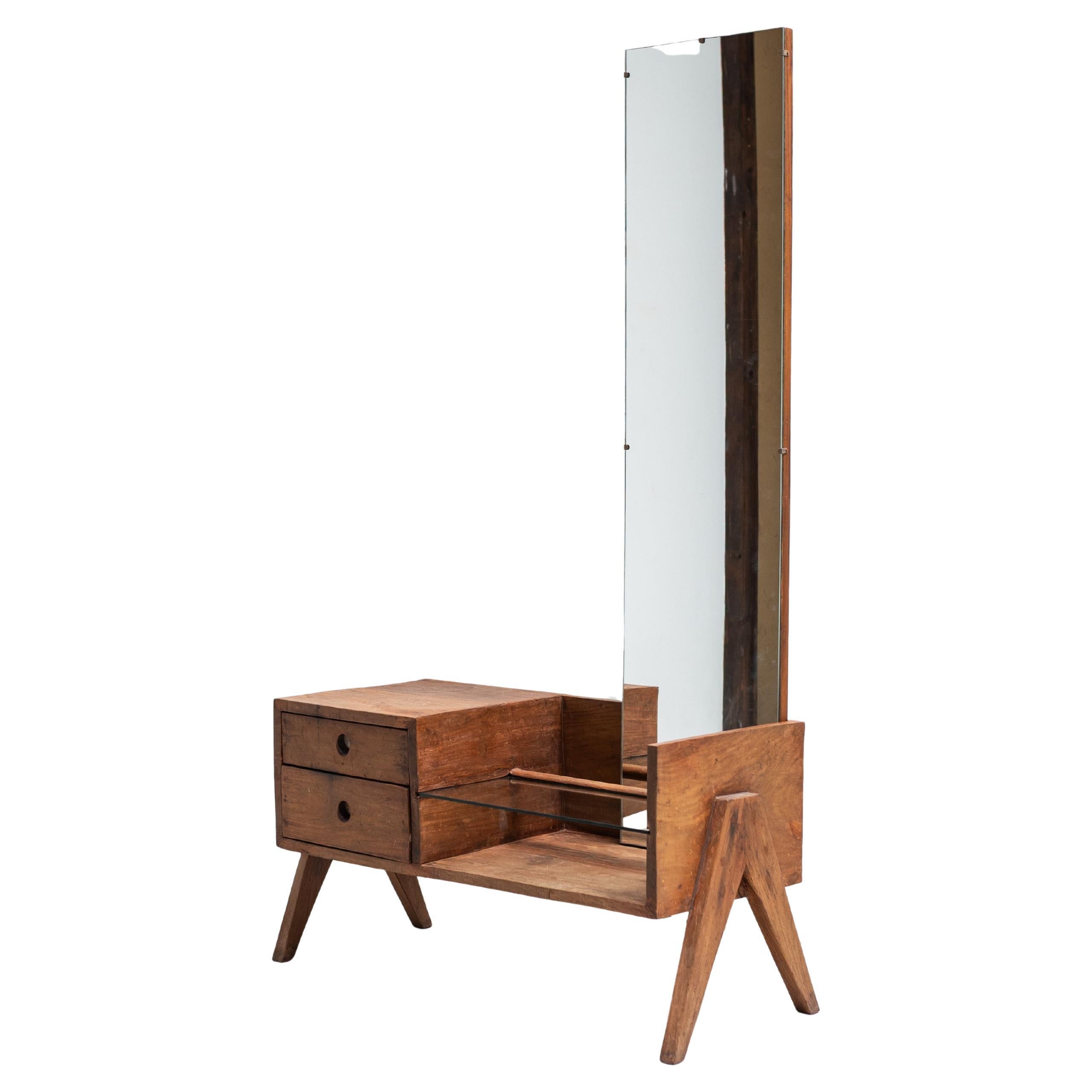 Frisiertisch von Pierre Jeanneret, Indien, 1960er Jahre im Angebot