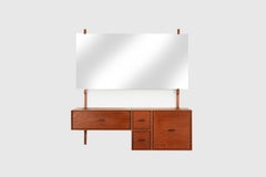 Dressing Table by Uno and Östen Kristiansson for Luxus Teak, Sweden 1960ies