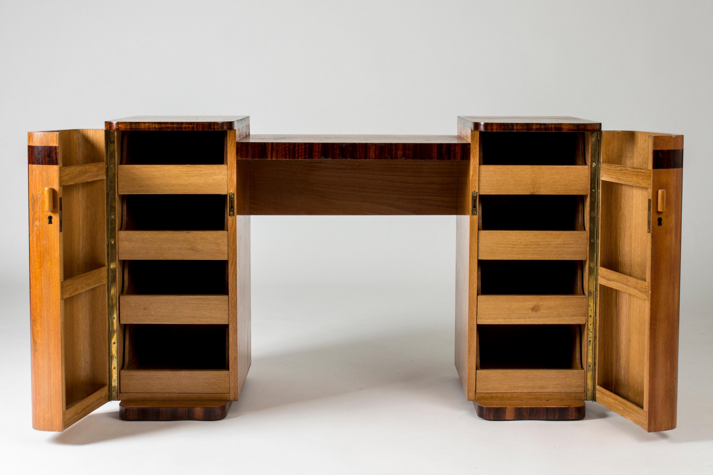 Mid-20th Century Dressing Table Designed by Axel Einar Hjorth for Nordiska Kompaniet, Sweden