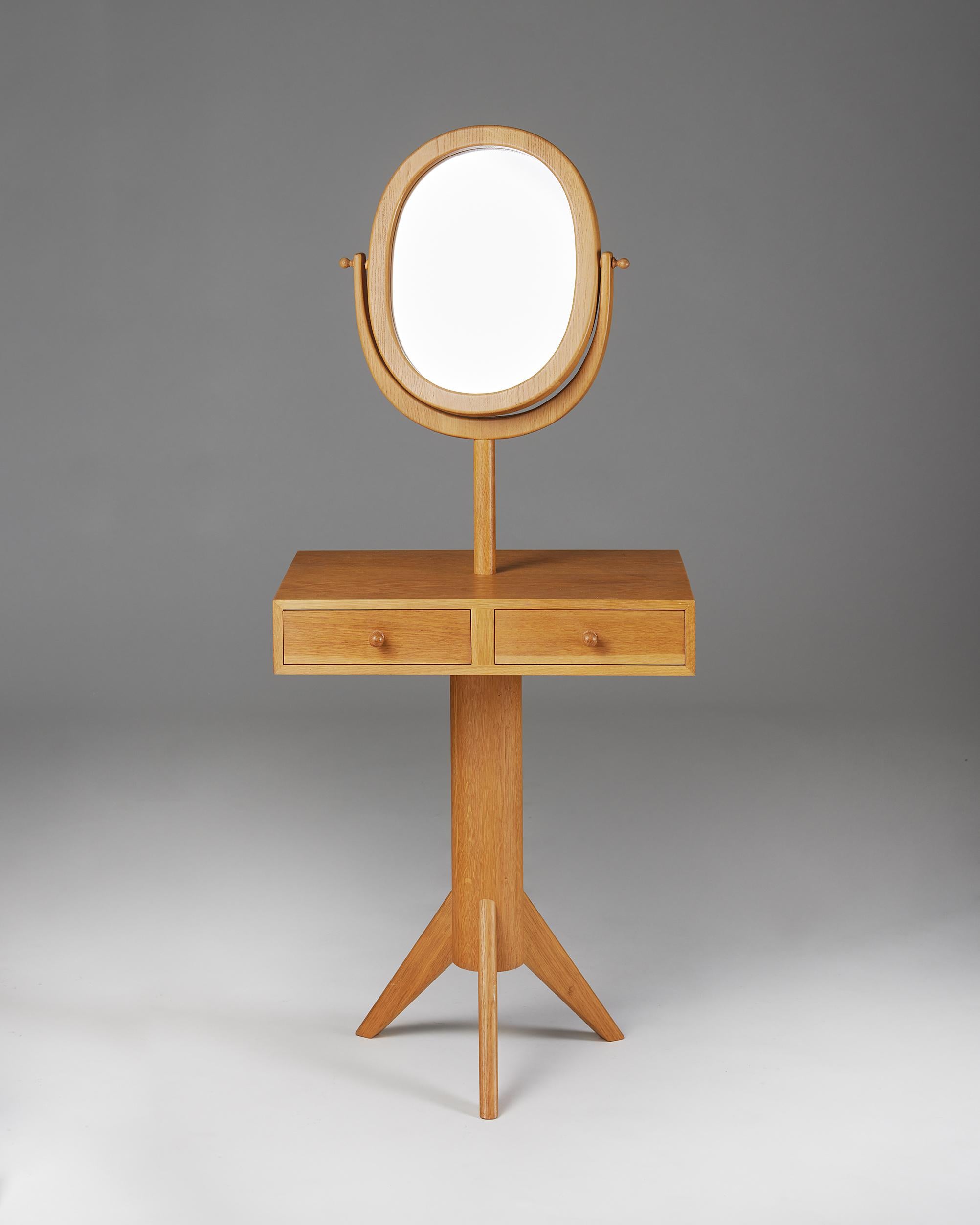 Dressing-Tisch, entworfen von Erik Hglund für Kopparfly, Schweden, 1960er Jahre (Moderne der Mitte des Jahrhunderts) im Angebot