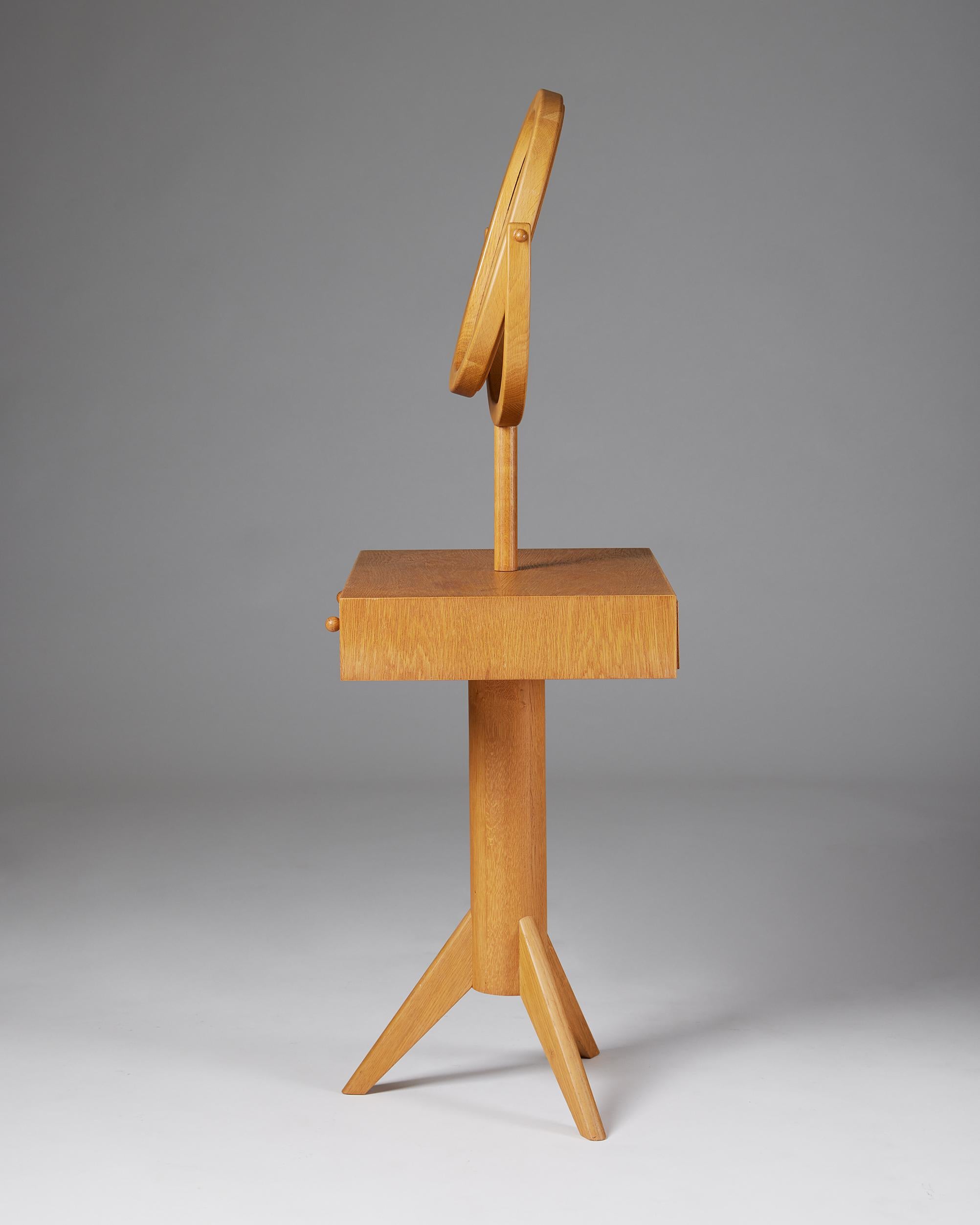 Dressing Table Designed by Erik Höglund for Kopparfly, Sweden, 1960s In Good Condition In Stockholm, SE