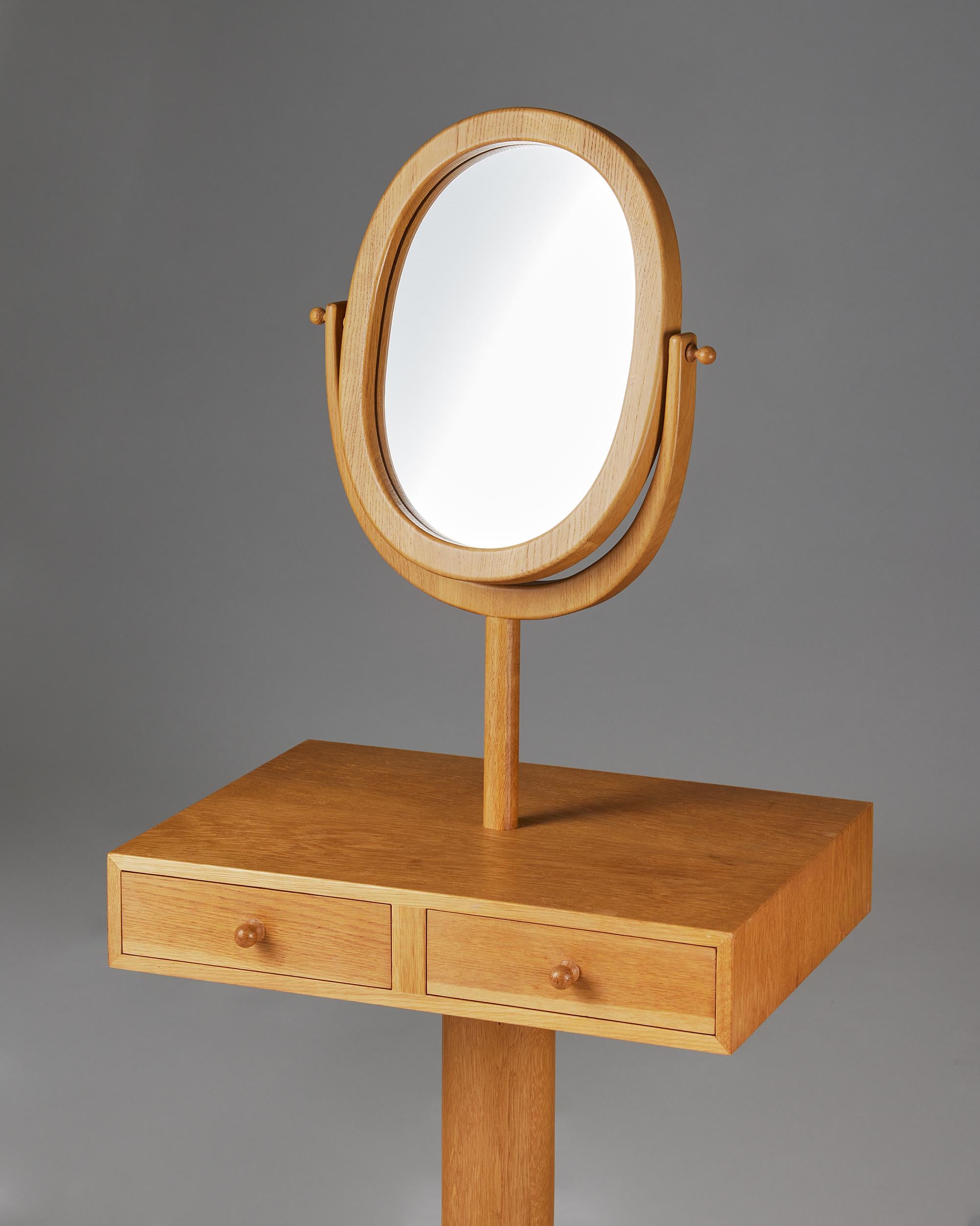 20th Century Dressing Table Designed by Erik Höglund for Kopparfly, Sweden, 1960s For Sale