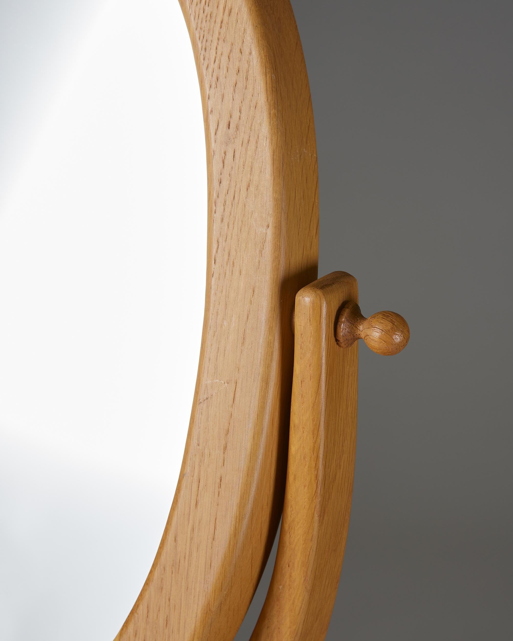 Mirror Dressing Table Designed by Erik Höglund for Kopparfly, Sweden, 1960s