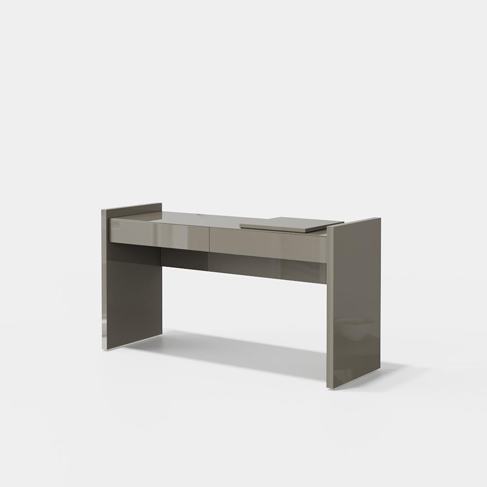 Table/bureau entièrement personnalisable en finitions laquées mates et brillantes en vente 2