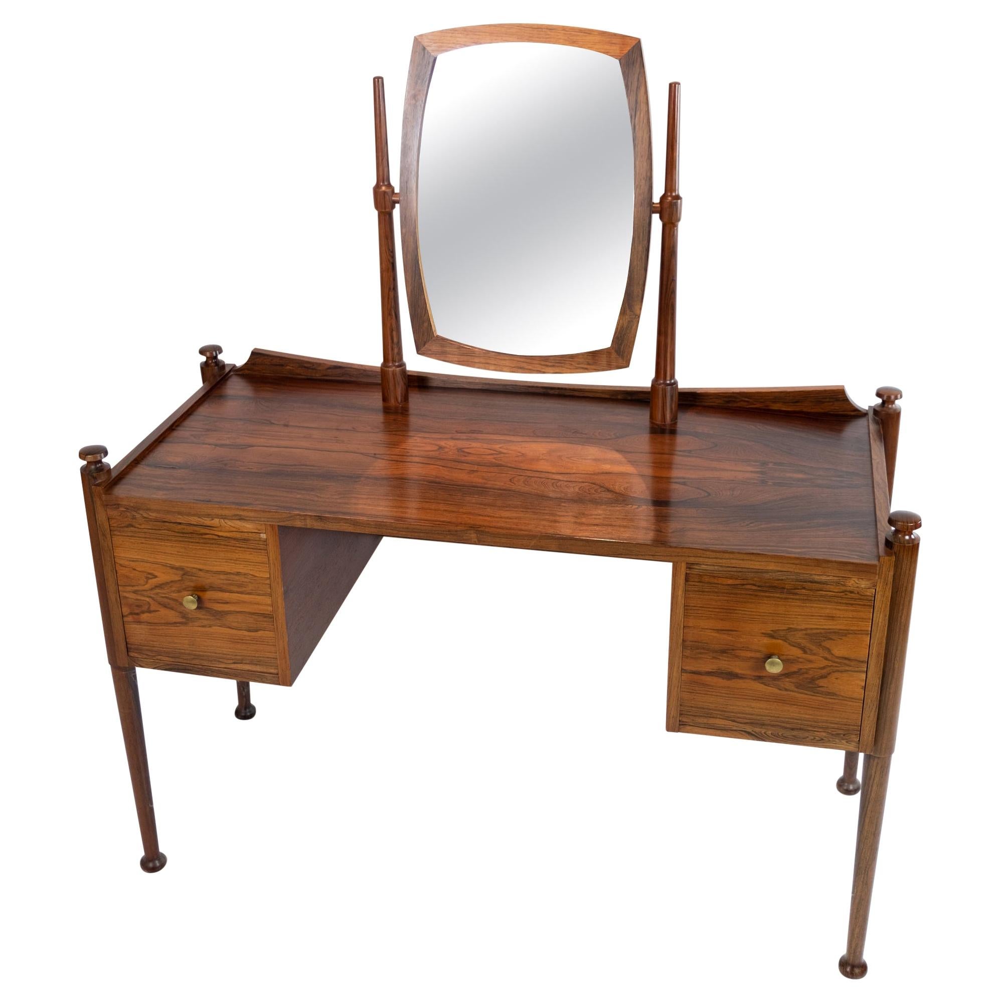 Dressing Table in Rosewood Designed by Chr. Linneberg from the 1960s