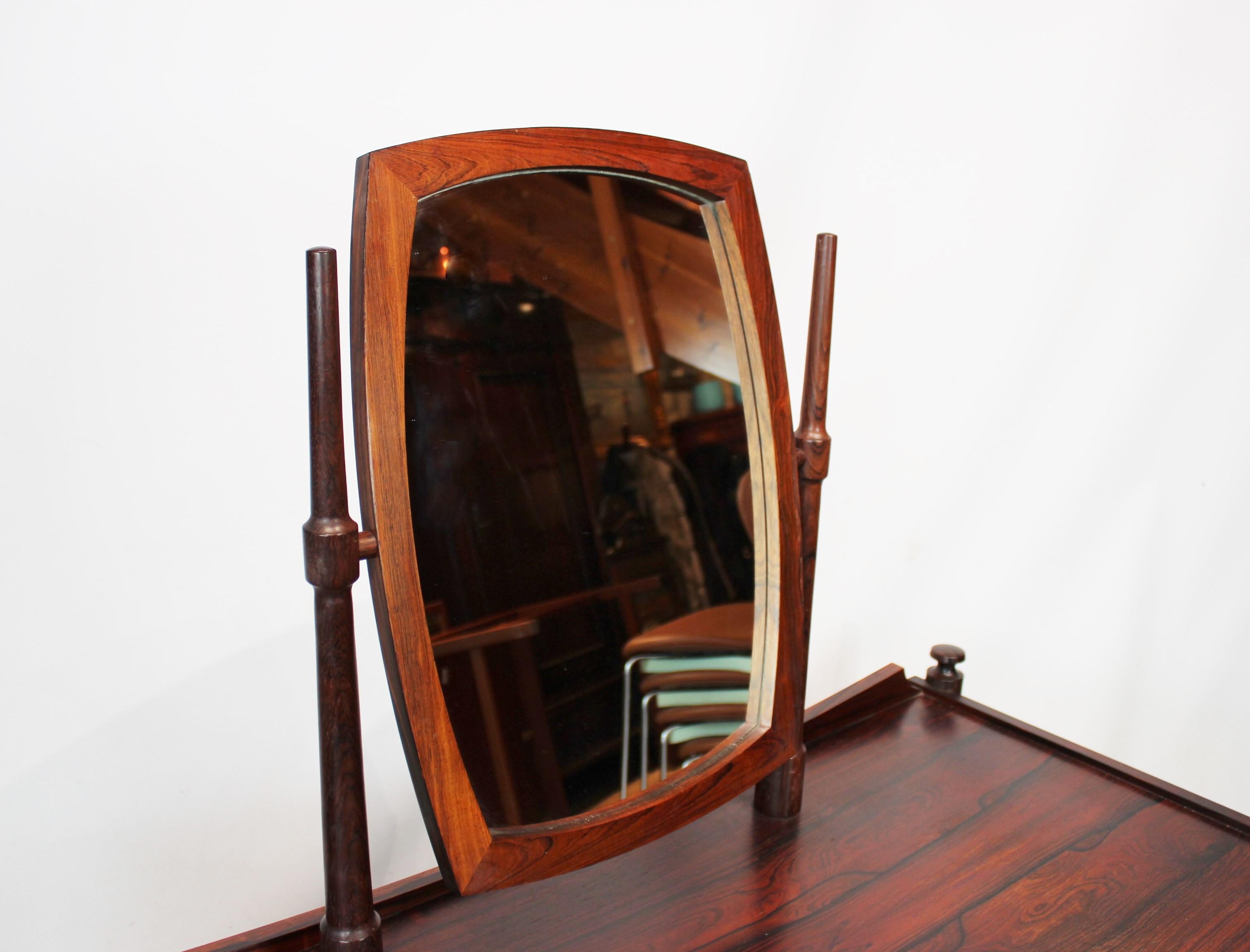 Dressing Table in Rosewood of Danish Design from the 1960s 1