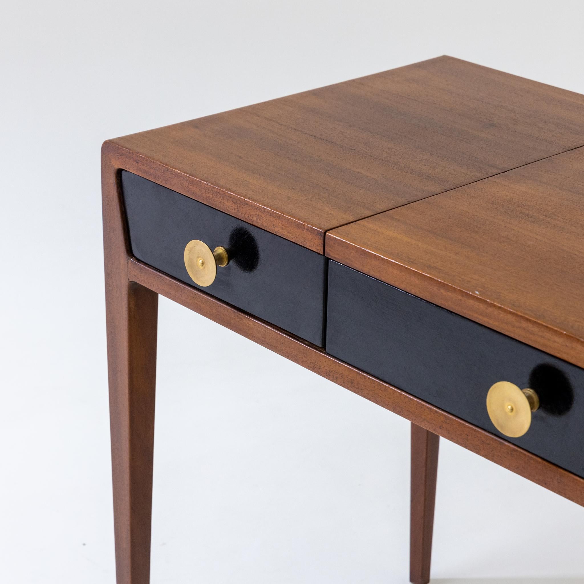 Wood Dressing Table, Italy Mid-20th Century