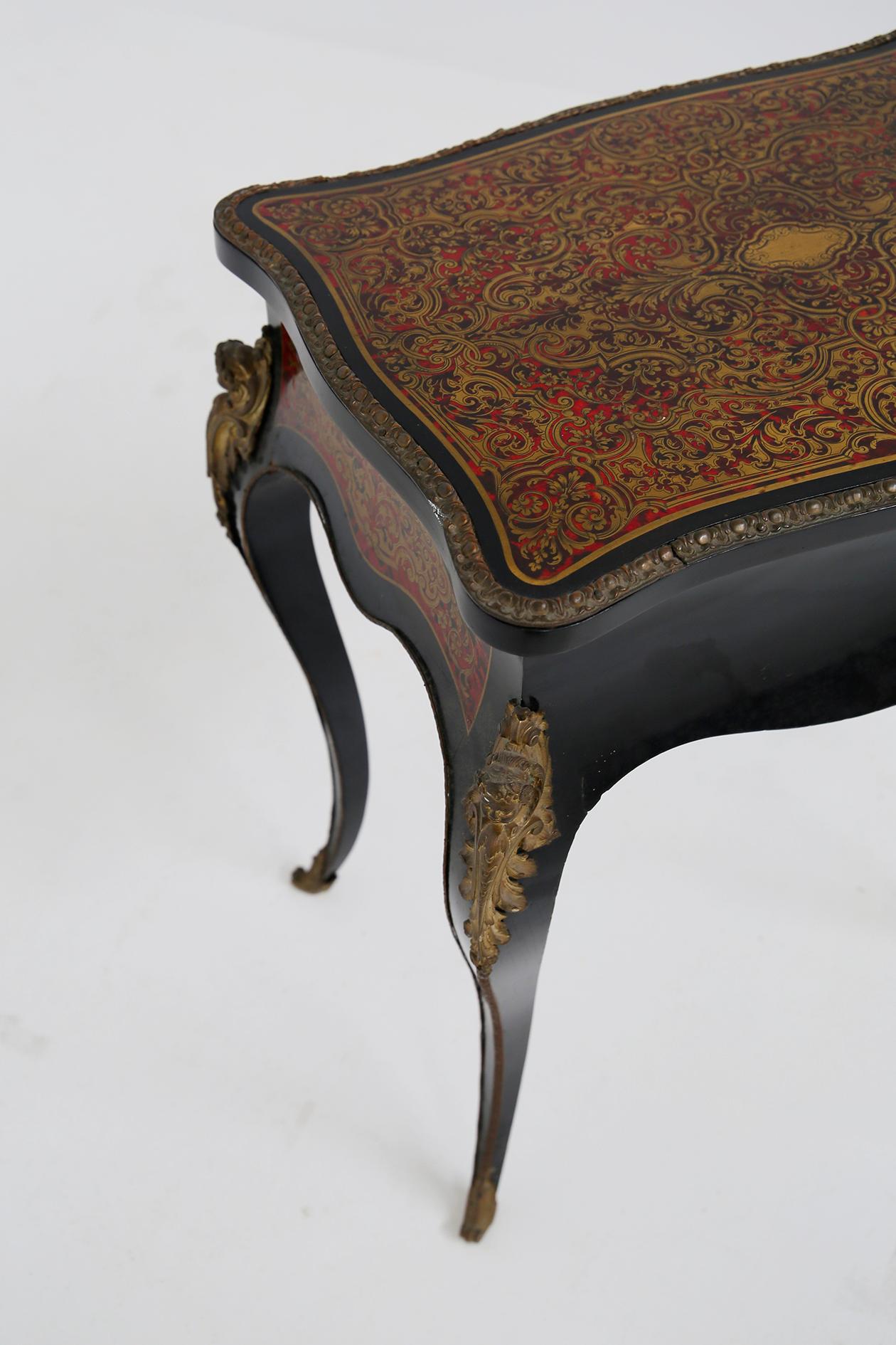 Dressing Table Ladies France Napoleon III in Bronze and Wood, 19th Century For Sale 9
