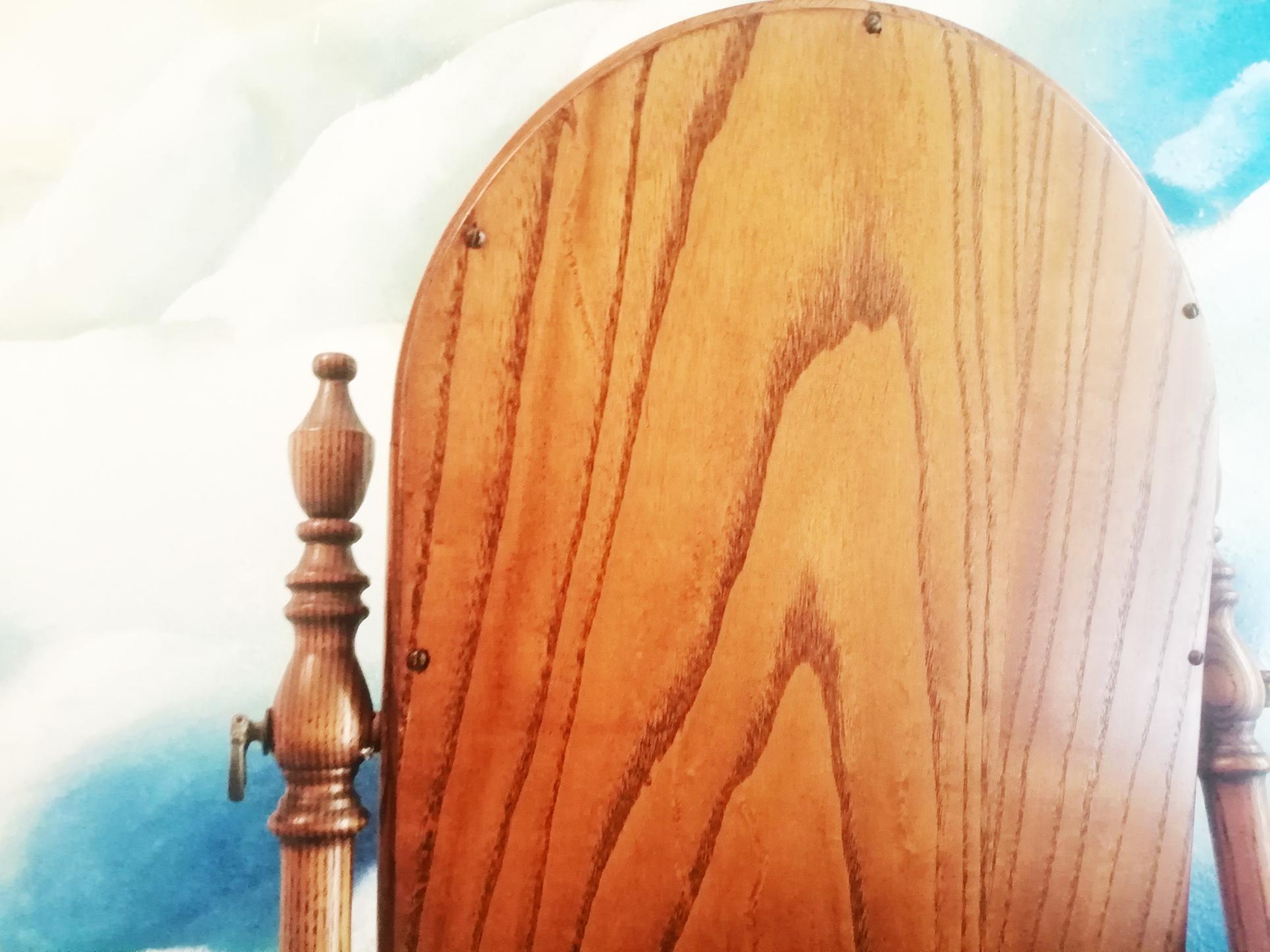 Millor Vanity Dressing Table  Miroir Chêne Wood Wood Swing Début 20ème siècle en vente 11