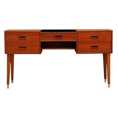 Dressing Table Retro Danish Design Teak, 1970s