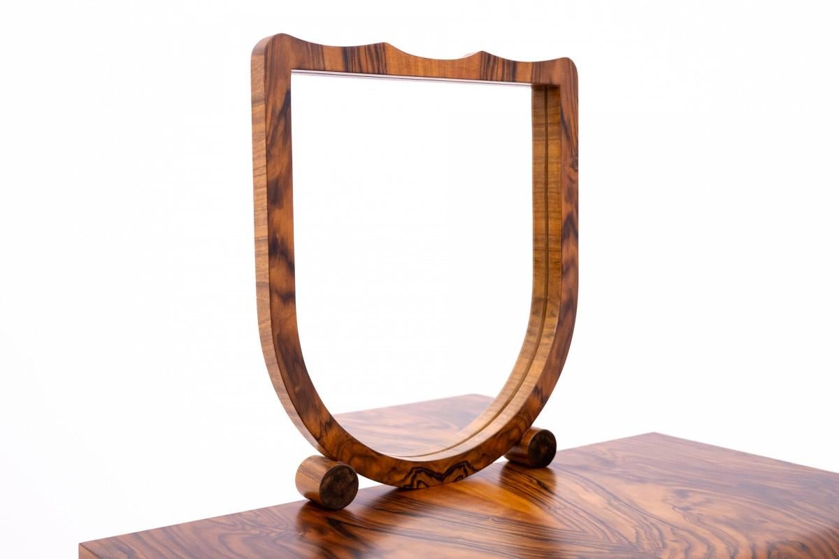 Dressing table with chair in Art Deco style, Poland, 1940s. 1
